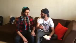 وقتی خانوما حسودی میکنن اینجوری میشه ! خنده دار