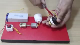 ساخت موتور ژنراتور ساده در خانه!!!