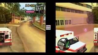 تمامی مراحل تاکسی + آمبولانس + آتشنشانی + پلیس GTA VCS با جوایز