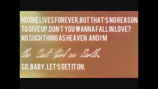 آهنگ last girl on earth  از lana del rey