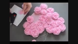 گل قلب صورتی