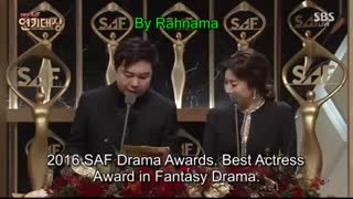 ✿❤مراسم SBS 2016 با زیرنویس  انگلیسی✿❤ جایزه شین هه