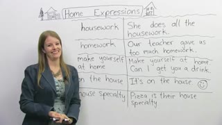 English Vocabulary & Expressions with HOUSE and HOME