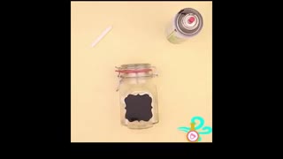 آموزش ساخت برچسب چند بار مصرف برای قوطی های آشپزخانه