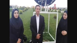 مصاحبه جانبی بعد از اتمام نشست اول ادکا در نمایشگاه کتاب