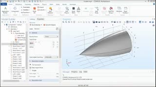 آشنایی با محیط طراحی هندسه در کامسول