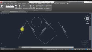 برنامه محاسبه طول خط در اتوکد