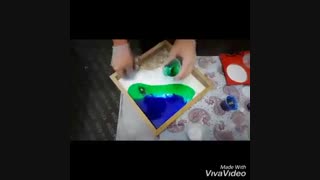 آموزش رزین اپوکسی هنر پولساز