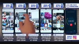 تست باتری OnePlus 7 Pro vs Samsung S10 Plus / iPhone XS Max / P30 Pro / Xiaomi Mi 9