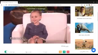 آموزش زبان با فیلم و زیرنویس (الن شو) - a 5 Year Old Geography Expert
