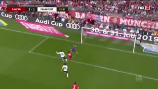 خلاصه دیدار بایرن مونیخ 5_1 اینتراخت فرانکفورت ( هفته 34 و پایانی بوندسلیگا آلمان)