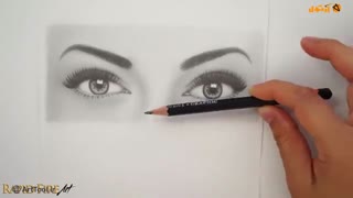 طراحی گام به گام چشم هایپر رئالیسم + آموزش تصویری فارسی