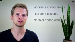 فیلم آموزشی Advanced CSS and Sass: Flexbox, Grid, Animations and More!