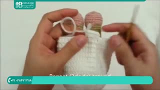 بافت عروسک با قلاب بصورت گام به گام