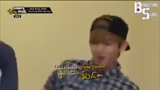 مسابقه ی رقص بی تی اس و یه گروه امریکایی