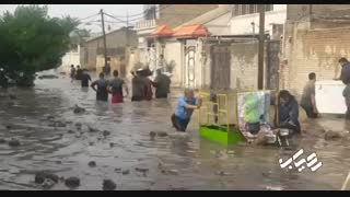 کوت عبدالله استان خوزستان در سیل 28 آذر 98