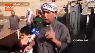 دبیر شورای امنیت ملی در جمع سیل زدگان خوزستان