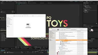 آموزش نصب اسکریپت PQ FUI Toys در افترافکت + دانلود