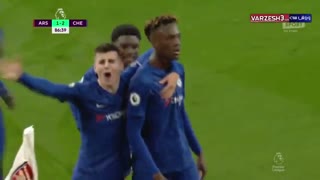 گلهای بازی آرسنال 1 - چلسی 2