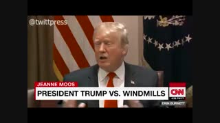 حمله ترامپ به فناوری انرژی بادی سوژه رسانه‌ها از جمله «جین موس» خبرنگار سی ان ان شد