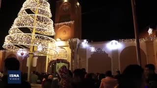 حال و هوای محله جلفا در جشن کریسمس