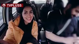 لحظه شوکه شدن دختر جوان بعد از دیدن رضا صادقی در تاکسی