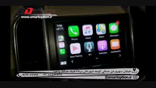 نصب دوربین 360 درجه روی مانیتور پورشه کاین porsche cayenne