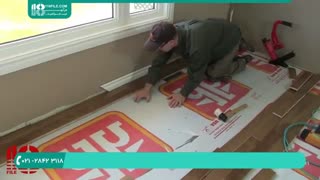 نحوه اتصال کف  پوش چوبی