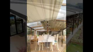 حقانی 09380039391-سقف اتوماتیک کافه رستوران-سایبان برقی رستوران