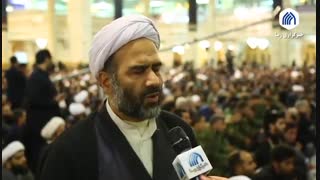 مراسم گرامیداشت شهید قاسم سلیمانی در حرم حضرت معصومه