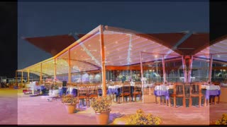 غلامحسینی 09300093935 تولید و فروشنده سایبان های رستوران. تالار. روفگاردن