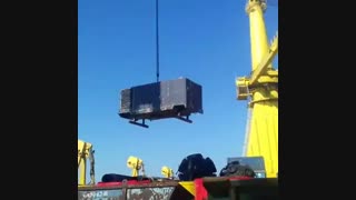 کمپرسورهوا روی سکو نفتی