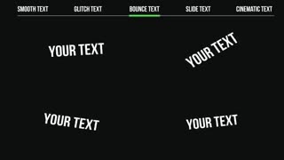 دانلود مجموعه پریست عناوین انیمیشن 500 Text Animation Pack