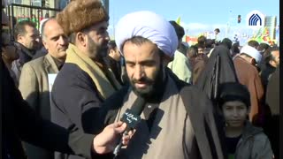 گفتگوی رسا با مردم در حاشیه تشییع پیکر حاج قاسم در قم