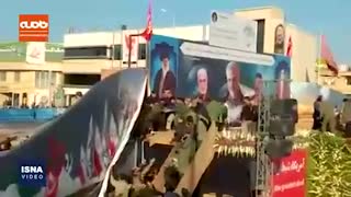 گوشه‌هایی از مراسم وداع و تشییع شهدای مقاومت در کرمان