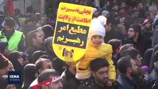 حضور کودکان در مراسم تشییع شهدای مقاومت