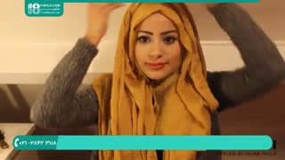 آموزش بستن شال و روسری مدل حجاب
