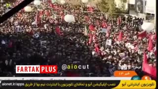 اعلام خبر حادثه در مراسم تشییع پیکر شهید سلیمانی در کرمان از شبکه خبر