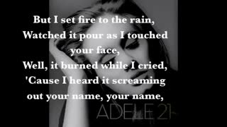Set fire to the rain _ Adel