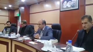 برگزاری جلسه شورای پدافند غیر عامل استان سمنان به ریاست خجسته پور ، معاون سیاسی ، امنیتی و اجتماعی استاندار